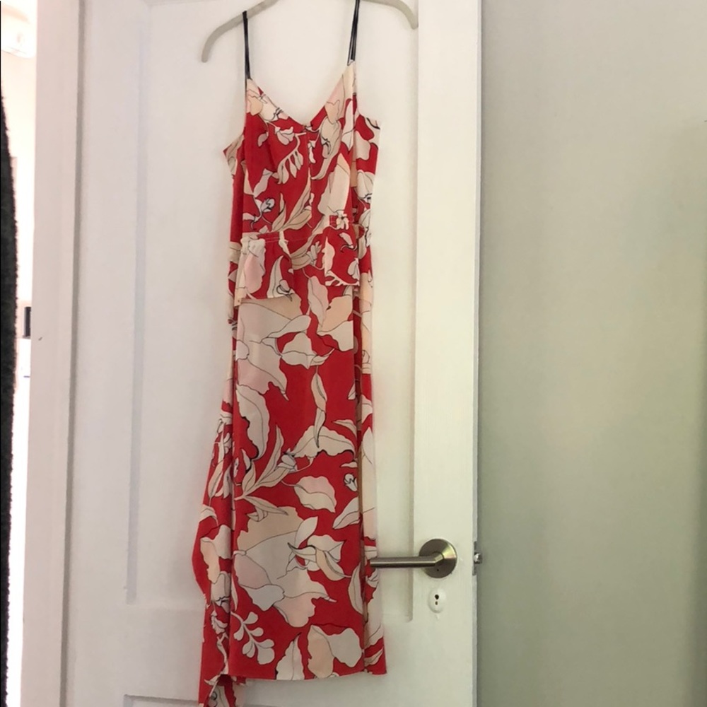 10 Crosby Derek Lam Peplum Silk Dress